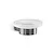 Pirenei portasapone cromato spazzolato con contenitore  in vetro satinato codice prod: 0000PI113800000 product photo Default XS2
