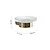 Pirenei portasapone oro opaco con contenitore  in vetro satinato codice prod: 0000PI118800000 product photo Foto1 XS2