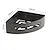 Poeseidon porta oggetti doccia angolare nero opaco codice prod: 77801400000 product photo Foto1 XS2