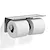 Portarotolo doppio con coperchio lucido codice prod: 000023391300000 product photo Default XS2