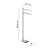 Trilly piantana porta salviette 2 bracci cromato codice prod: 0000TR311300000 product photo Foto1 XS2