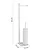 Trilly piantana porta salviette 2 bracci e porta scopino bianco opaco codice prod: 0000TR320200000 product photo Foto1 XS2