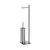 Trilly piantana porta salviette 2 bracci e porta scopino cromato spazzolato codice prod: 0000TR323800000 product photo Foto1 XS2