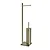 Trilly piantana porta salviette 2 bracci e porta scopino oro spazzolato codice prod: 0000TR328800000 product photo Default XS2