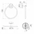 Forum a36160 anello porta salviette cromato codice prod: A36160CR product photo Foto1 XS2