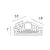 Lea a18310 cestino angolo cromato codice prod: A18310CR product photo Foto1 XS2