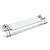 Elite mensola 61x15 in cristallo con portasalviette 40 cm cromata codice prod: 000EL3308 product photo Default XS2