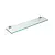 Gea mensola 60x13 in vetro supporti cromato codice prod: 000GE0408 product photo Default XS2