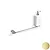 Gea porta salviette 47 cm con dispenser a parete oro opaco codice prod: 000GE69D18 product photo Default XS2