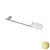 Gea porta salviette con porta sapone 45 cm a parete oro opaco codice prod: 000GE6918 product photo Default XS2