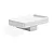Gea porta sapone in ceramica con supporto con supporto cromato codice prod: 000GE0908 product photo Default XS2