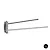 Hashi porta salviette 2 bracci a parete nero opaco codice prod: 000HS1623 product photo Default XS2