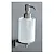 Saturno dispenser sapone a parete vetro pompetta acciaio satinato codice prod: 000ST3054 product photo Foto1 XS2