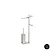 Urania piantana portascopino, portasalviette, portarotolo e portasapone ottone nero codice prod: 000U21M23 product photo Default XS2