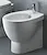 CATALANO NEW LIGHT bidet monoforo filo parete 50 cm bianco senza fissaggi codice prod: 1BILI00 product photo Foto1 XS2