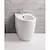 4All bidet a terra bianco lucido monoforo con fissaggi nascosti codice prod: MD011BI product photo Default XS2