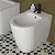 Mode bidet a terra bianco lucido codice prod: ME009BI product photo Foto2 XS2