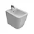 Stone bidet a terra bianco lucido monoforo con fissaggi nascosti codice prod: ST010BI product photo Default XS2