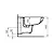 Gemma 2 bidet sospeso monoforo, codice prod: J003101 product photo Foto1 XS2
