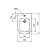 Gemma 2 bidet sospeso monoforo, codice prod: J003101 product photo Foto2 XS2