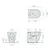 Bidet a pavimento monoforo 52x36 bianco matt serie Dream codice prod: 7328MT product photo Foto1 XS2