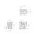 Bidet Dream Back to wall 52x48 a Pavimento codice prod: 7332 product photo Foto1 XS2
