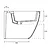 Meg11 bidet monoforo a pavimento 35x55 bianco lucido fissaggi inclusi codice prod: 5480V2 product photo Foto2 XS2