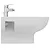I.Life A bidet sospeso bianco lucido con fissaggi a muro codice prod: T452401 product photo Foto2 XS2