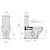Eden cassetta wc monoblocco bianco codice prod: 7218 product photo Foto1 XS2