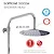 Star Plus colonna doccia con miscelatore 4 getti con soffione 22,5 cromato codice prod: 0000GYSC1025060 product photo Foto2 XS2