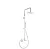 Shower program colonna doccia con doccetta, supporto e soffione cromato codice prod: 382708220021 product photo Default XS2