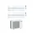 Condizionatore Dualsplit serie kirigamine style 12000+12000 btu codice prod: MSZ-LN35VG2V(2) MXZ-3F68VF4 product photo Default XS2