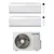 Condizionatore dualsplit serie Windfree Avant S2 9000+12000 btu 5.2kw inverter wifi codice prod: AR70F09(12)C1AWNEU AJ052TXJ3KG product photo Default XS2