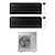 Condizionatore dualsplit Windfree Black S2 9000+9000 btu 10kw inverter wifi nero codice prod: AR70F09(09)C1ABNEU AJ100TXJ5KG product photo Default XS2