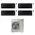 Condizionatore quadrisplit Windfree Black S2 7000+7000+9000+9000 btu 10kw inverter wifi codice prod: AR70F07(07)(09)(09)C1ABNEU AJ product photo Default XS2