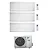 Condizionatore trialsplit serie Stylish 12000+12000+12000 Btu codice prod: FTXA35CW (3) 3MXM68A9 product photo Default XS2