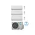 Sensira condizionatore trialsplit 7000 7000 7000 btu codice prod: FTXF20F(3) 3MXF68A9 product photo Default XS2