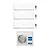 Condizionatore trial split Expert 7000+7000+9000 codice prod: as20(20)(25)xcahra+3u55s2sr5fa product photo Default XS2