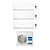 Expert condizionatore trialsplit 9000+9000+9000 btu inverter con wifi codice prod: as25xcahra(x3) 3u55s2sr5fa product photo Default XS2