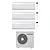Condizionatore trialsplit Windfree Avant S2 7000+9000+9000 btu 6.8kw inverter wifi codice prod: AR70F07(09)(09)C1AWNEU AJ068TX product photo Default XS2