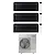 Windfree Black S2 condizionatore trialsplit 7000+9000+9000 btu 10kw  Wi-Fi codice prod: AR70F07(09)(09)C1ABNEU AJ100TX product photo Default XS2