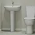 Eurovit lavabo da 65 cm + colonna codice prod: W332201 R206601 product photo Foto1 XS2