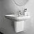 I.Life A lavabo 55 con semicolonna bianco lucido codice prod: T451201 T451901 product photo Foto3 XS2