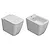 Stone wc+bidet+sedile rallentato a terra bianco lucido codice prod: ST001BI ST009BI ST020BI product photo Default XS2
