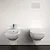 I.Life A wc sospeso+bidet sospeso+sedile avvolgente con chiusura tradizionale codice prod: T453001 T452301 T452401 product photo Default XS2