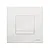 Placca Arte mono bianco  + Cassetta wc sospeso duplo 380 premium codice prod: 4060415501 4060452506 product photo Foto1 XS2