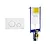 Placca Vela bianco + Modulo autoportante per wc sospeso duplo 199 codice prod: P47-0130-0253 T02-2116-0250 product photo Default XS2