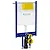 Placca Vela bianco + Modulo autoportante per wc sospeso duplo 199 codice prod: P47-0130-0253 T02-2116-0250 product photo Foto2 XS2