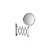 Specchio ingranditore 2x tondo a snodo cromato codice prod: AV658ACR001 product photo Default XS2