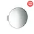Prop specchio tondo con innesto grigio opaco codice prod: EVBASTBG product photo Default XS2